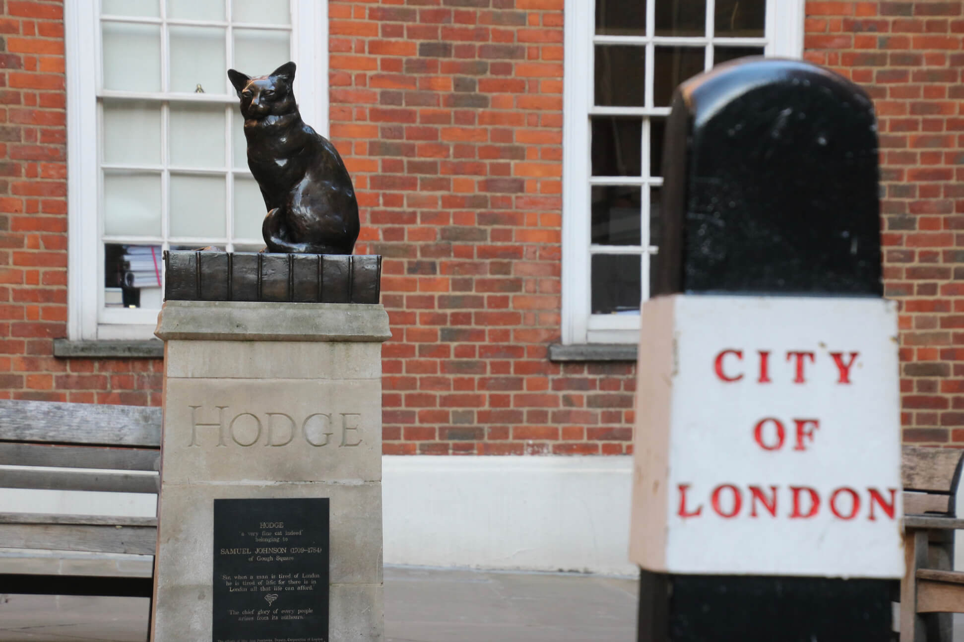City of London bollard & Cat
